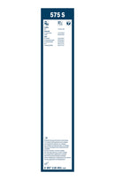 Bosch Twin Spoiler set of Front Wiper Blades - 575/575mm - 575S