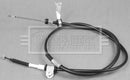 Borg & Beck Handbrake Cable - Rear LH - BKB3089