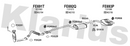 Klarius FE691T - Centre Pipe  - Fits Ford Focus 1.8i