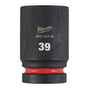 Milwaukee Hex socket ShW 1in deep 39mm-1pc - 4932480431