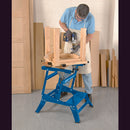 Twin Height Heavy Duty Fold Down Workbench - 650mm