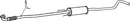 Klarius GM432Q - Box With Centre Pipe  - Fits Opel Corsa 1.0i