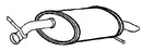 Klarius PG816X - Box With Tail Pipe  - Fits Peugeot 407 2.2i