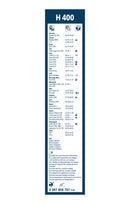 Bosch Rear Wiper Blade - 400mm - H400