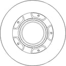 Disctech Brake Disc (Single) - Fits Citroën, Ford - ABD3312 - Rear Axle