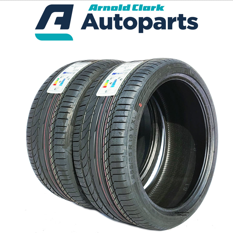 255 35 19 96Y Continental Sport Contact 5 Tyres x2 Pair