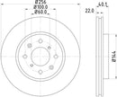 Mintex Brake Discs fits -Suzuki V300:6 MDC2304 (also fits other vehicles)