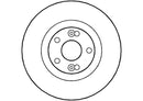 Disctech Brake Disc (Single) - Fits Renault - ABD2793 - Front Axle