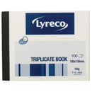 Lyreco Triplicate Book - 130 x 105mm - 100 Numbered Sheets - 710424