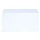 Lyreco White DL Self Seal Plain Envelopes - 80gsm - Box of 1000 - 712113