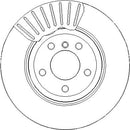 Disctech Brake Disc (Single) - Fits Bmw - ABD3940 - Front Axle