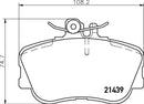 Mintex Brake Pad Set fits -MercedesBenz MDB1642 (also fits other vehicles)