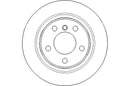 Disctech Brake Disc (Single) - Fits Bmw, Mini - ABD2625 - Rear Axle