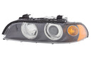 HELLA 1EL 008 053-521 Halogen/FF/DE-Headlight - right - fits BMW 5 (E39)
