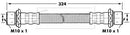 Borg & Beck Brake Hose  - BBH7243 fits Toyota Corolla,Yaris Verso