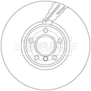 Borg & Beck Brake Disc - BBD7004S