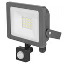 Status Slim Line LED Flood Light with PIR - Grey - 20W - S20WSFLGPIR1PKB6