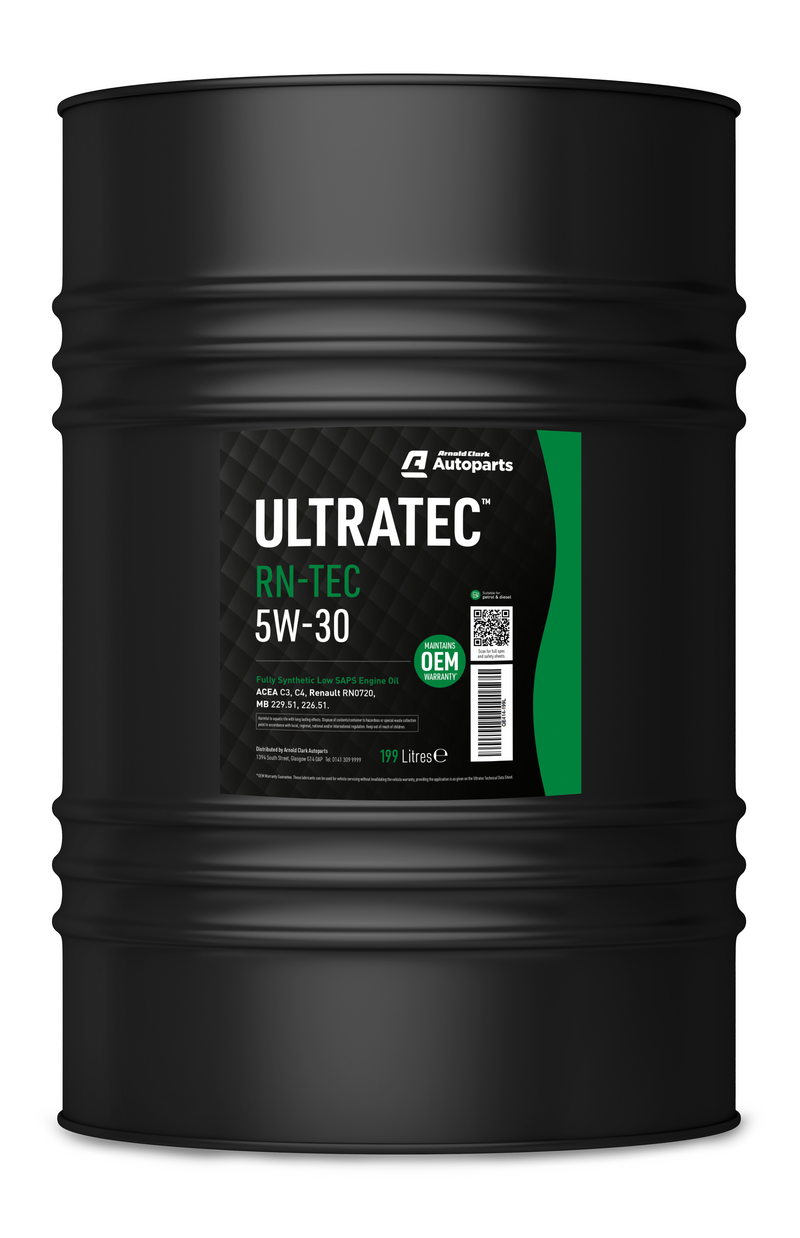 Ultratec RN-TEC 5W30 - 199 Litre Barrel Engine Oil