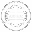 Borg & Beck Brake Drum - BBR32507
