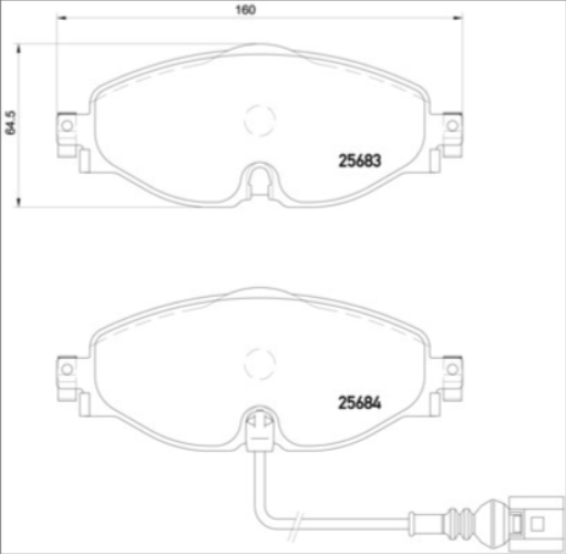 Brembo Brake Pad Set - P85126X