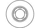 Disctech Brake Disc (Single) - Fits Audi, Mitsubishi - ABD3520 - Front Axle