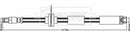 Borg & Beck Brake Hose  - BBH8105 fits Ford Focus III 7/10-