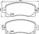 Mintex Brake Pad Set fits -Subaru MDB4056 (also fits other vehicles)
