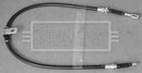Borg & Beck Brake Cable - BKB3387 fits Nissan Cabstar F24 3.5T 06-