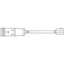 Borg & Beck Wear Lead  - BWL3000 fits Mercedes S Class (W221) 10/05-