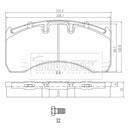 Borg & Beck Brake Pads - BBP33005