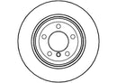 Disctech Brake Disc (Single) - Fits Bmw - ABD2824 - Rear Axle