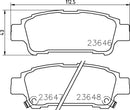 Mintex Brake Pad Set fits -Toyota MDB2115 (also fits other vehicles)