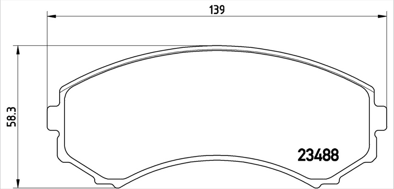 Brembo Brake Pad Set - P54029