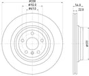Mintex Brake Discs fits -MercedesBenz V328:5 MDC2672 (also fits other vehicles)