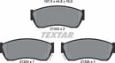 Textar Brake Pad Set - 2133301