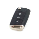 Autowave Volkswagen/Seat/Skoda 3 Button MQB Flip Remote HU162T - AUTRK0186