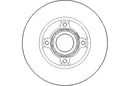 Disctech Brake Disc (Single) - Fits Jaguar, Renault - ABD2973 - Rear Axle