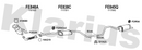 Klarius FE840A - Centre Pipe  - Fits Ford Mondeo 2.0Di,TDCi