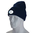 Draper Beanie With Torch - Navy Blue - 10007