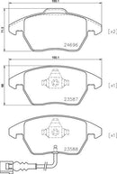 Mintex Brake Pad Set fits -Audi Seat Skoda VW MDB3824 (also fits other vehicles)