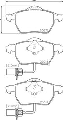 Mintex Brake Pad Set fits -Audi Seat Skoda VW MDB2231 (also fits other vehicles)
