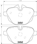 Mintex Brake Pad Set fits -BMW MDB2948 (also fits other vehicles)