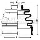 First Line Cv Joint Boot Kit  - FCB2834 fits Kia Sorento