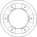 Disctech Brake Disc (Single) - Fits Iveco, Volvo - ABD3315 - Rear Axle