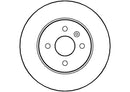 Disctech Brake Disc (Single) - Fits Opel - ABD2120 - Rear Axle