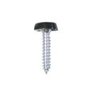 Pearl Consumables Number Plate Plastic Top Screws - Black - Pack Of 50 - PNP693