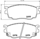 Padtech Brake Pad Set - PAD2035