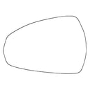 APEC Replacement Stick-On Standard Vehicle Mirror Glass LHS - AMS2091
