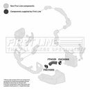 First Line Turbo Hose  - FTH1121 fits VAG A4 1.9D 01-05 AWX AWF AVB