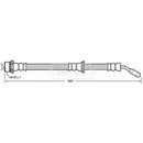 Borg & Beck Brake Hose  - BBH7350 fits Toyota Avensis T22
